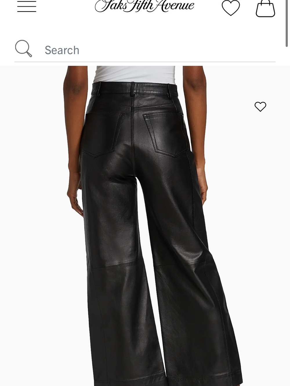 Proenza Schouler white label lightweight leather culottes